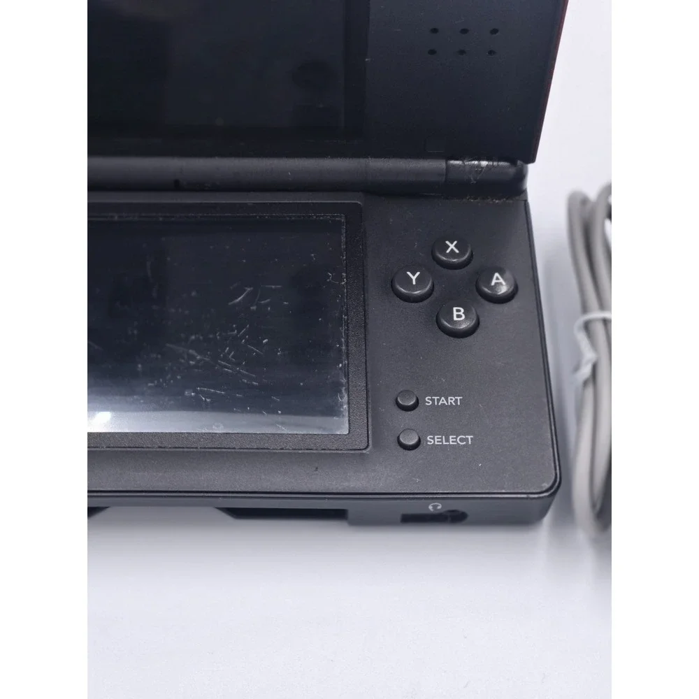 Nintendo DS Lite Red/Black Handheld Console (Used) And Charger (New)